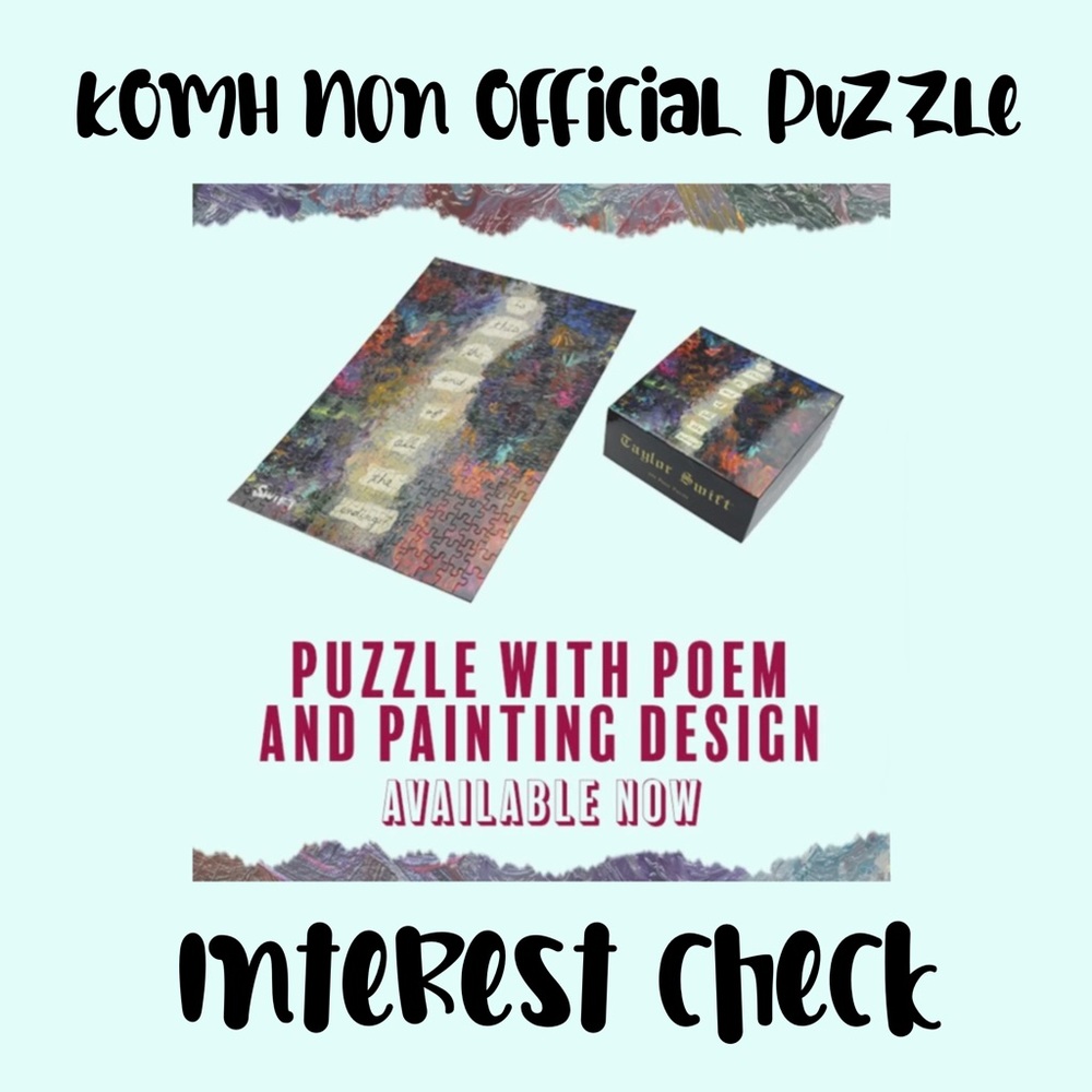 Taylor Swift KOMH Non Official Puzzle